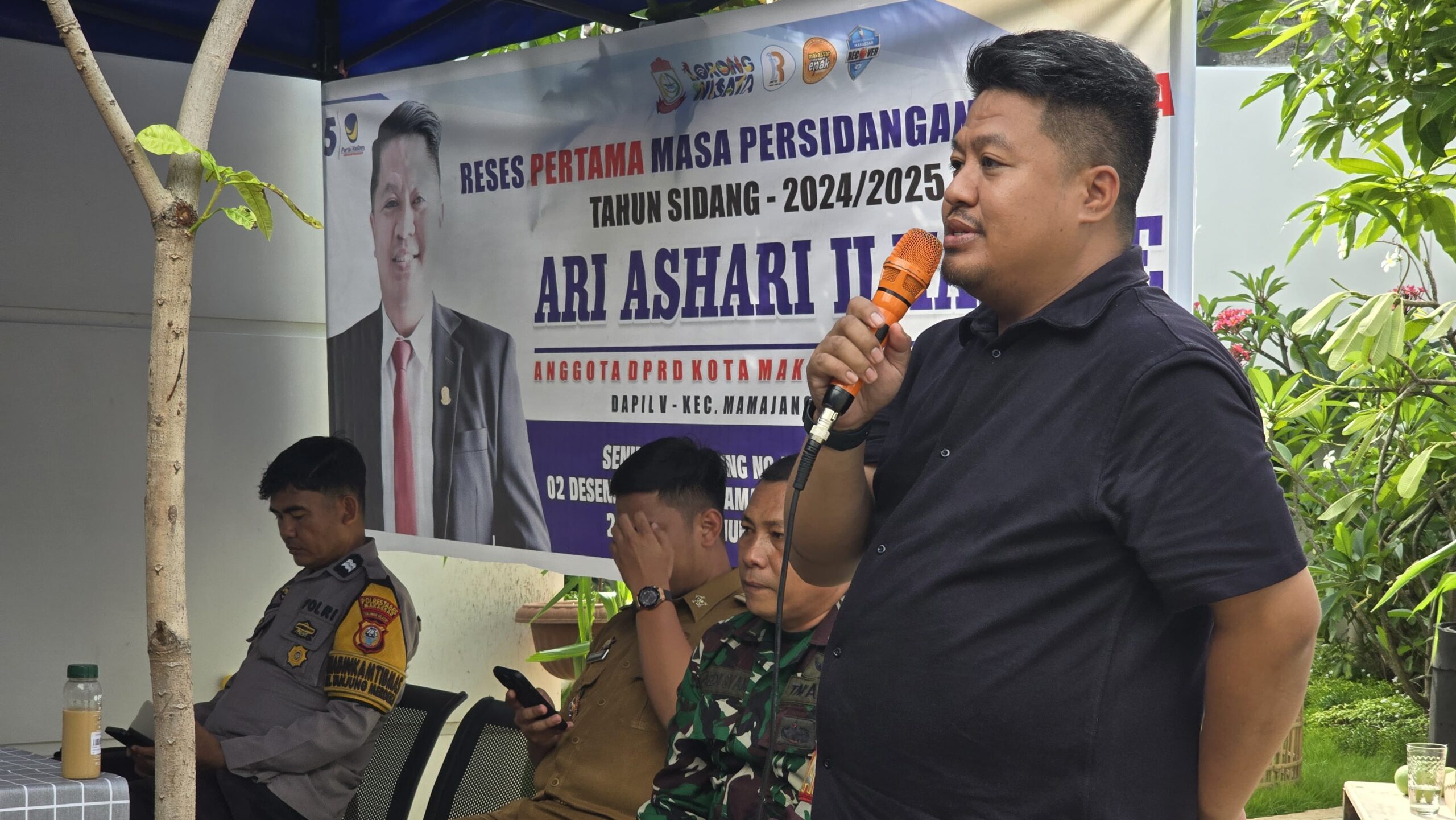 Reses Pertama, Ketua Komisi D DPRD Makassar Ari Ashari Ilham Tampung ...